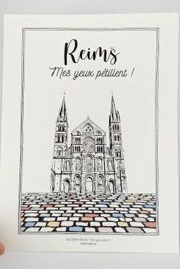 Affiche Saint-Remi Reims tirée de Mes yeux pétillent !