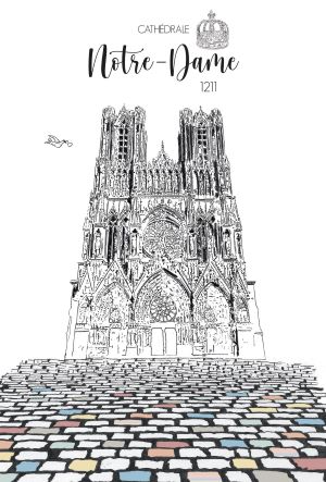 illustration de la cathédrale de Reims
