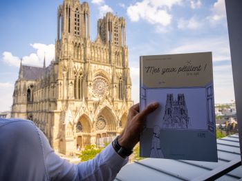 Livre découvrir Reims à l'Hôtel de la caserne Chanzy